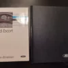 Ford Escort MK5 Owners Manual Driver's Handbook Libretto Uso Manutenzione View Rear