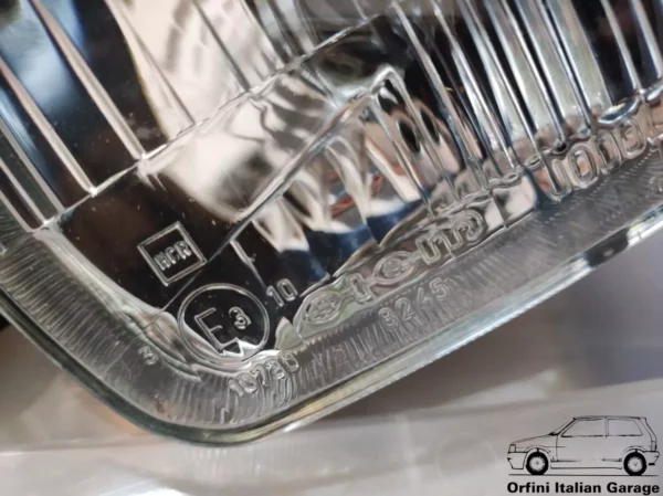 Front Headlight Light Faro SIEM 8245 Fiat 126 127 View Rear