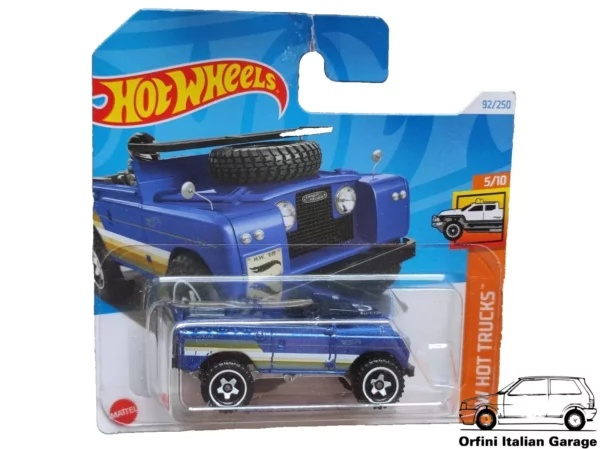 Land Rover Series II Blue HotWheels HW HOT TRUCKS View Front