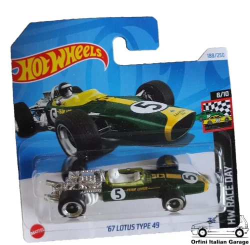 Lotus Type 49 67 HotWheels HW Race Day View Front