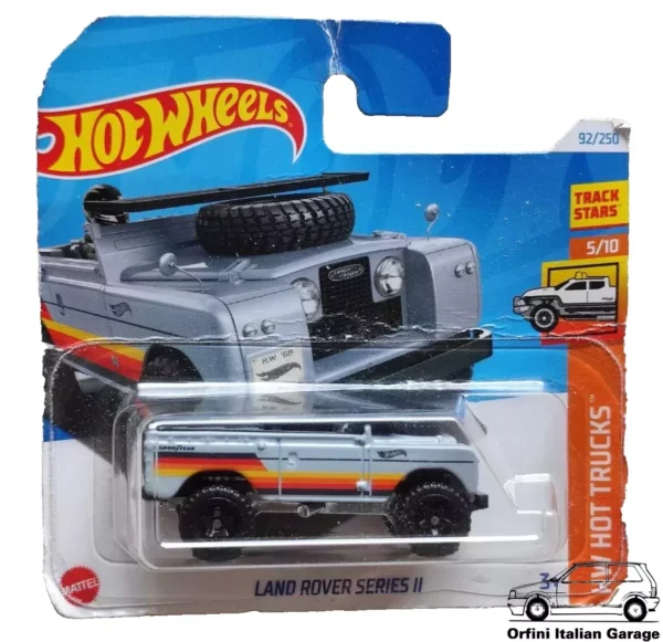Land Rover Series II Grey HotWheels HW HOT TRUCKS View Rear
