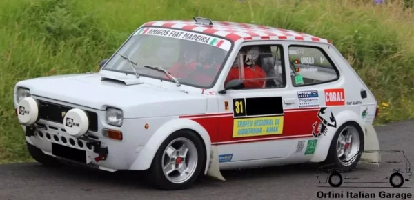 Kit Parafanghini Big Codolini Side Fender Flares Fiat 127 Gr. 2 View Front