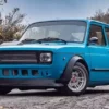 Kit Parafanghini Big Codolini Side Fender Flares Fiat 127 Gr. 2 View Rear