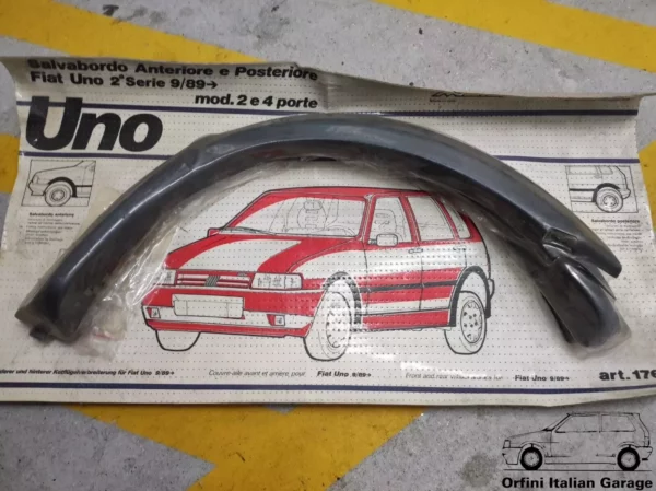 Kit Parafanghini Codolini Side Fender Flares - Fiat Uno MK2 Metalplast View Rear