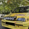 Lamp Pods Cover Fog Light Fiat Cinquecento Sporting Rally View Front