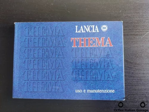 Lancia Thema - Owners Manual Handbook Libretto Uso e Manutenzione View Front