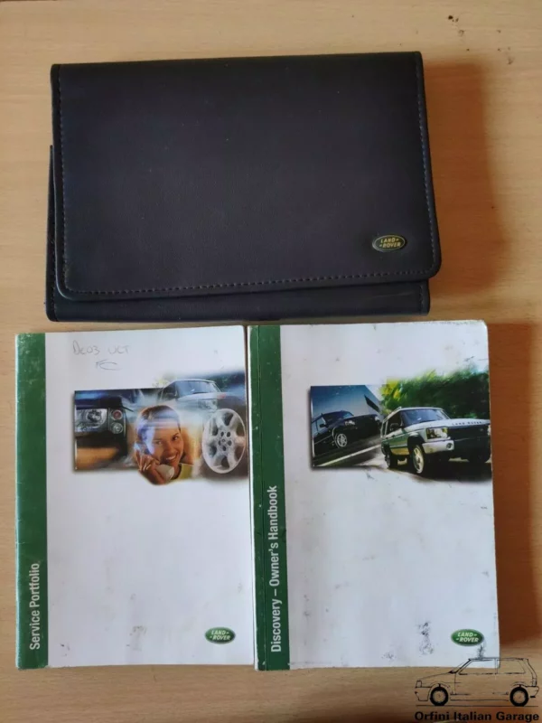 Land Rover Discovery Owners Manual Driver's Handbook Libretto Uso Manutenzione View Rear