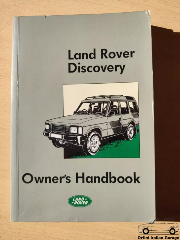 Land Rover Discovery Owners Manual Driver's Handbook Libretto Uso Manutenzione View Rear