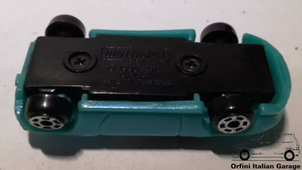 1990 Mil Mini Blue Convertible Car Matchbox View Front