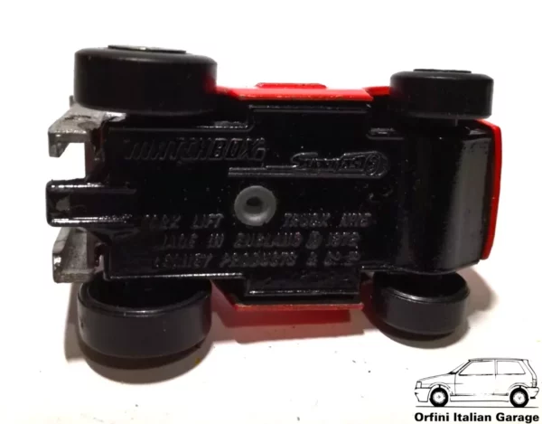 Fork Lift Truck Nº15 Matchbox Superfast View Front