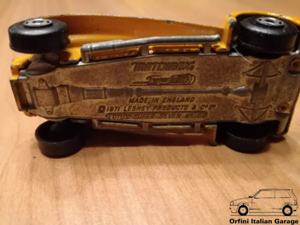 Lotus Super Seven Nº80 Matchbox Lesney Superfast View Front