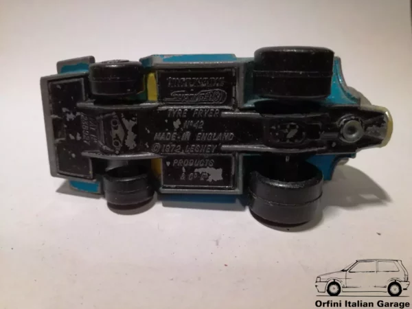 Tyre Fryer Nº42 Matchbox 1972 Lesney Superfast View Front