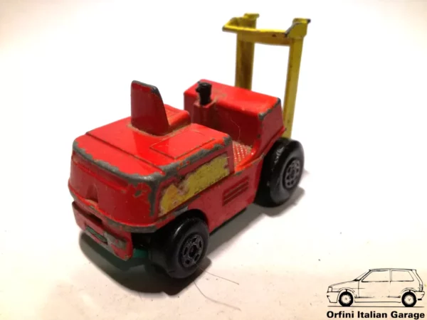 Fork Lift Truck Nº15 Matchbox Superfast View Rear