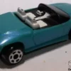 1990 Mil Mini Blue Convertible Car Matchbox View Rear