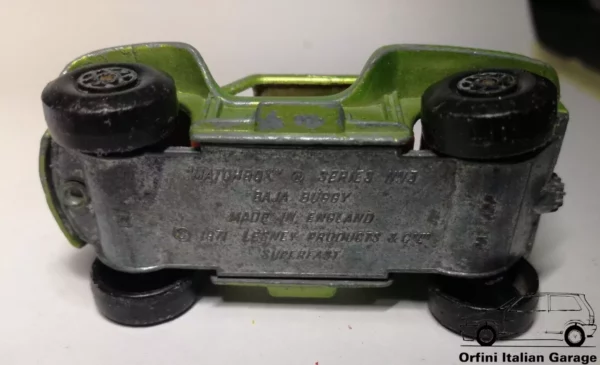 Baja Buggy Nº13 Matchbox 1971 Lesney Series View Front Close Up