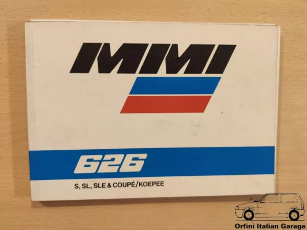 Mazda 626 Owners Manual Driver's Handbook Libretto Entretien View Right