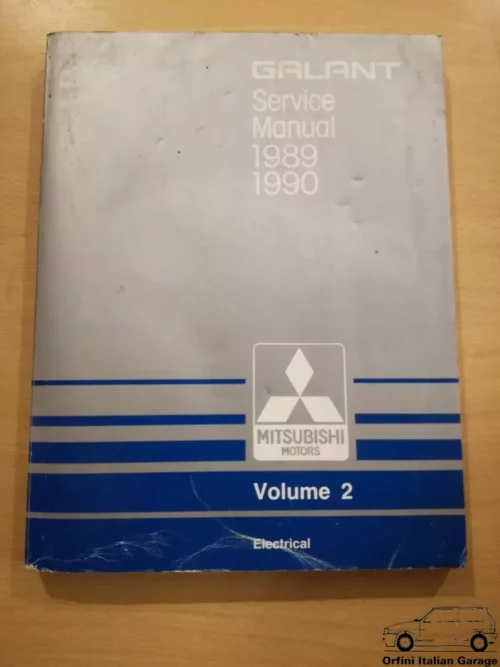 Mitsubishi Galant Electrical Workshop Service Repair Operation Manual View Front