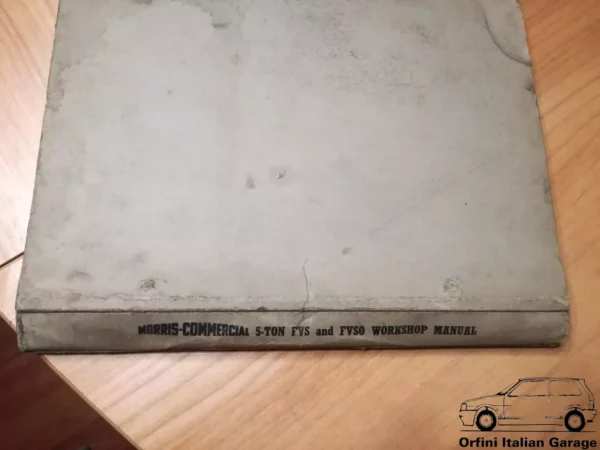 Morris Commercial FVS FVSO Range Workshop Service Repair Operation Manual View Front