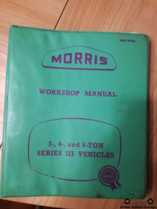 Morris 3 4 5 Ton Workshop Service Repair Operation Manual View Right