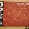 Opel Ascona Owners Manual Driver's Handbook Libretto Manutenzione View Rear
