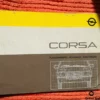 Opel Corsa A Owners Manual Handbook Libretto Uso Manutenzione Entretien View Front