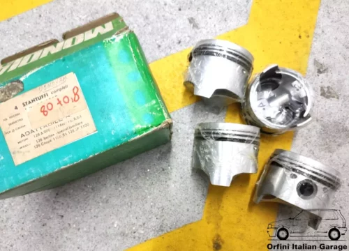 Piston Set 80,8mm +0.8 1100 Lampredi Engine Fiat 128 Ritmo View Front