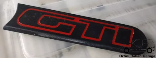 Rear Side Badge Monogramme Peugeot 205 GTI View Rear