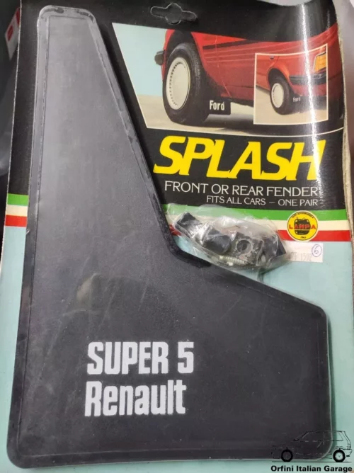Renault Super 5 LAMPA Front or Rear Mudflaps Paraspuzzi View Front