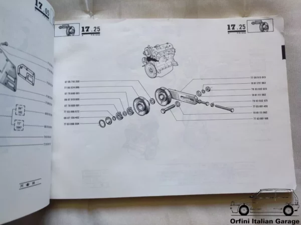 Renault 6 PR932 - Catalogue de Pieces de Rechange Parts Catalogue Manual View Rear