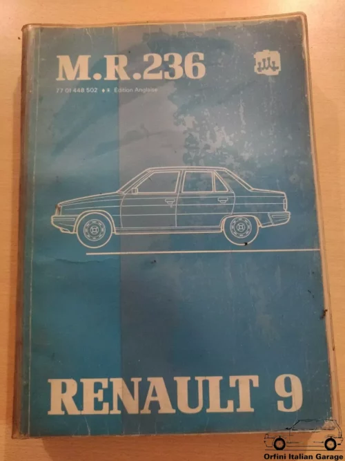 Renault 9 MR236 - Workshop Service Repair Operation Manual View Rear