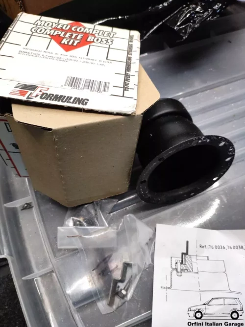 Renault 9 11 18 20 Espace Formuling Steering Wheel Hub Adapter Boss View Rear