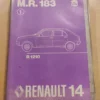 Renault 14 R1210 Workshop Manual MR183 View Right