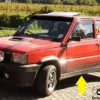 Side Skirts Minigonne Fiat Panda 141 - Kit Abarth / Lester View Front