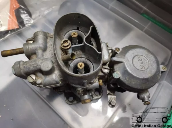 Solex C32 PAIA 5 Alfa Romeo Giulia 105 1600 Carburettor View Rear