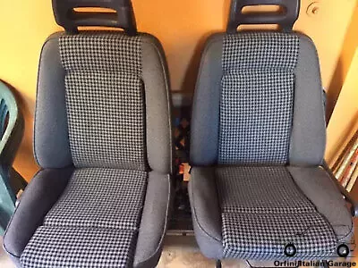Tessuto Fabric Sedile Seats Fiat Uno Turbo IE MK2 View Front