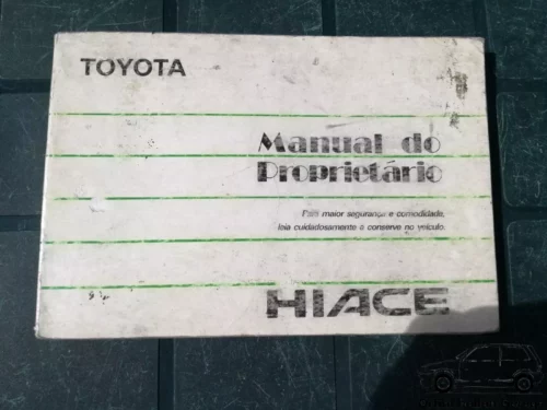 Toyota Hiace - Owners Manual Handbook Libretto Uso Manutenzione Notice Entretien View Front