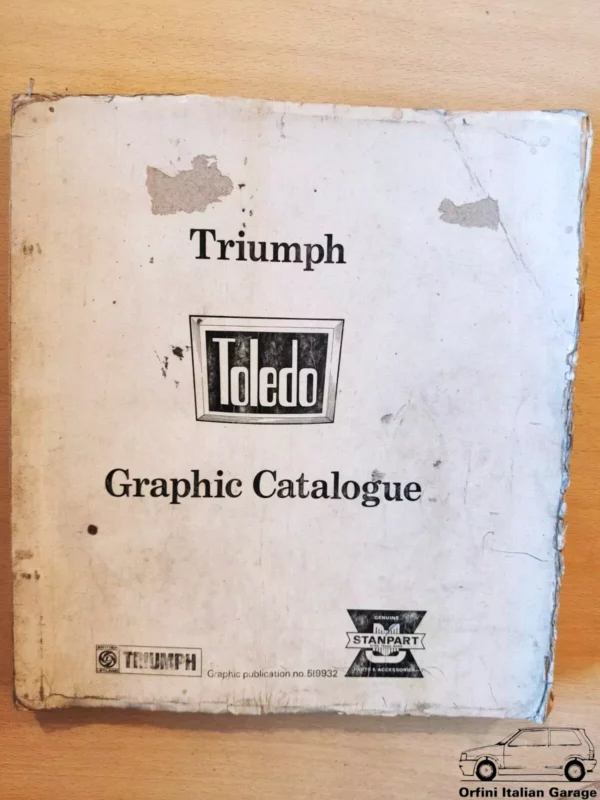 Triumph Toledo - Catalogue de Pieces de Rechange Parts Catalogue Manual View Right