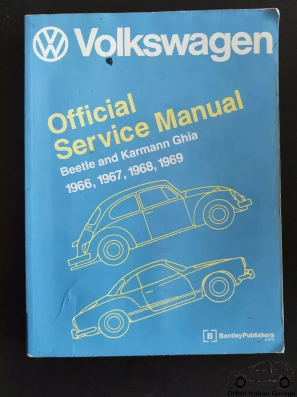 VW Beetle Karmann Ghia - Official Workshop Service Repair Operation Manual View Front