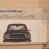 VW 411 Owners Manual Driver's Handbook Libretto Entretien View Rear