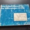 VW LT LTD Owners Manual Driver's Handbook Libretto Manutenzione Entretien View Rear