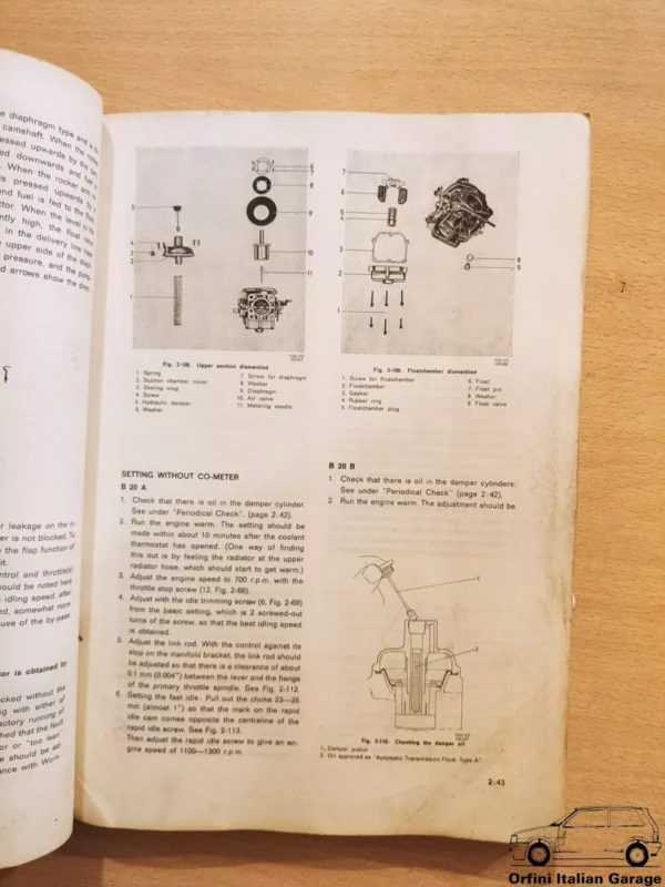 Volvo 140 Series 1974 - Workshop Service Repair Operation Manual View Front
