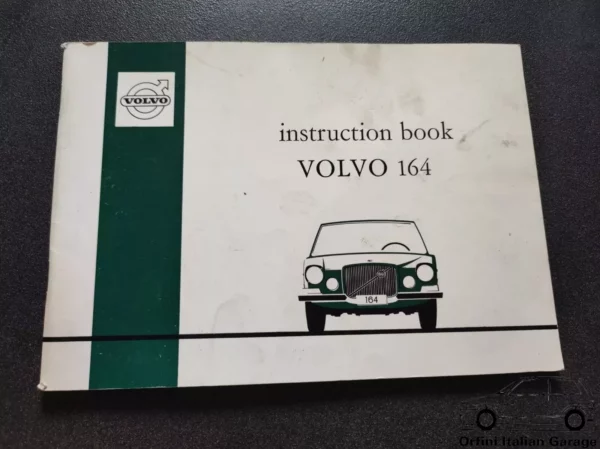 Volvo 164 Owners Manual Driver's Handbook Libretto Entretien View Front