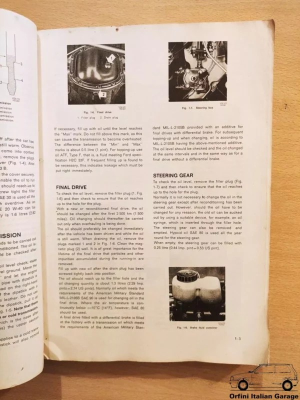 Volvo 140 Series 1974 - Workshop Service Repair Operation Manual View Rear