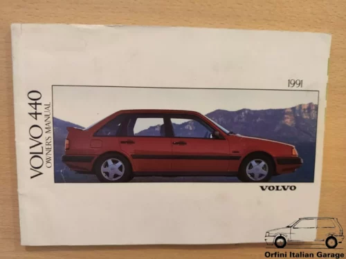 Volvo 440 Owners Manual Driver's Handbook Libretto Entretien View Front
