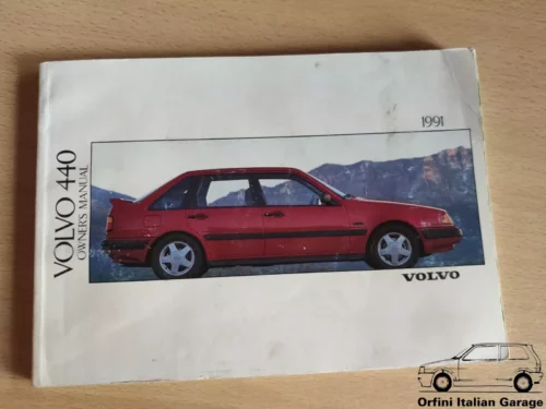 Volvo 440 Owners Manual Driver's Handbook Libretto Entretien View Front