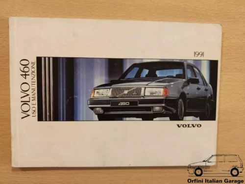 Volvo 460 Owners Manual Driver's Handbook Libretto Entretien View Front