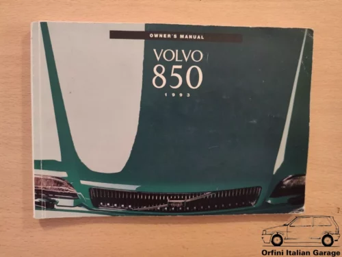 Volvo 850 Owners Manual Driver's Handbook Libretto Entretien View Front