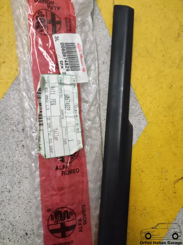 60674829 60665030 Rear Right Door Exterior Seal Gasket Raschiavetro Alfa Romeo 156