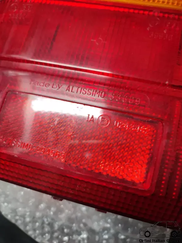 5952382 Rear Left Light Lens Fiat Uno MK1