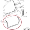 60630051 60623513 Right Front Door Rubber Alfa Romeo Spider 916